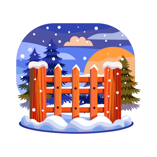 Snow Fence illustration