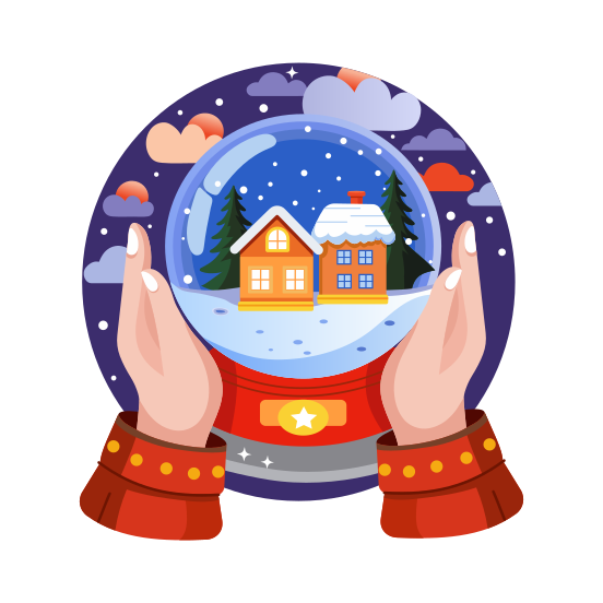 Snow Globe illustration