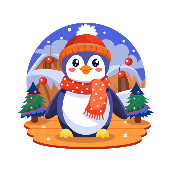 Snow Penguin illustration