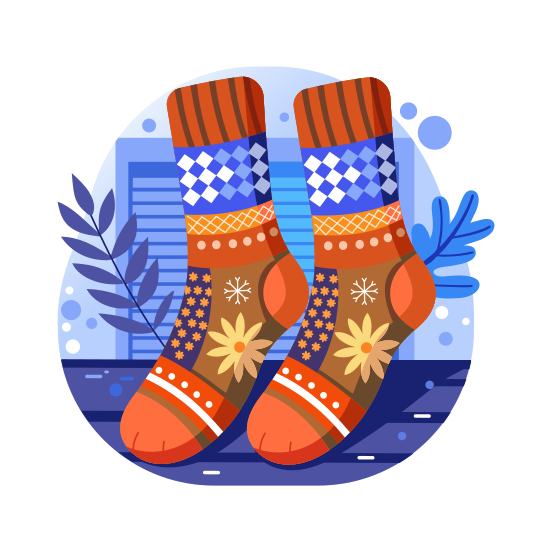 Wool Socks illustration