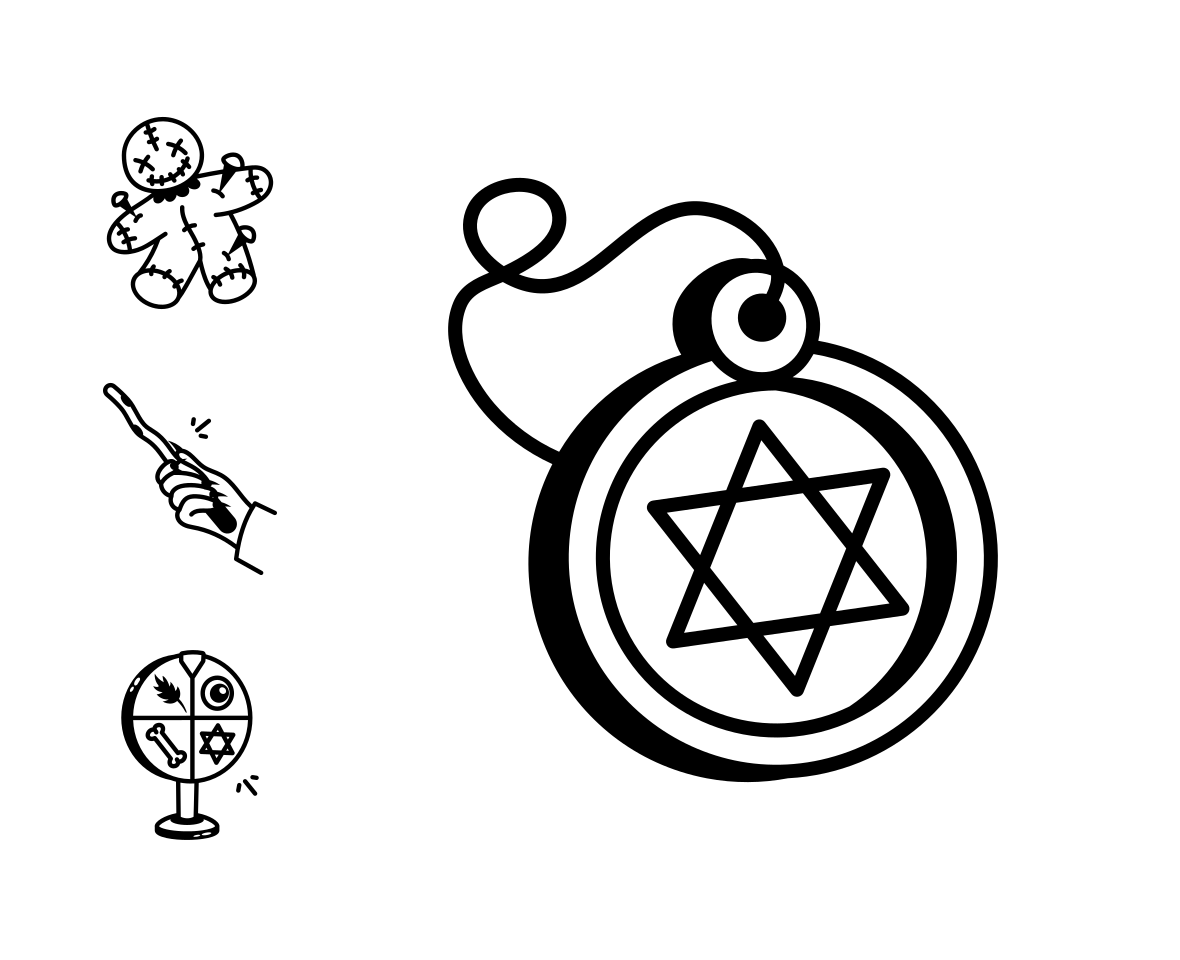 Witchy Doodle Art Set family preview image